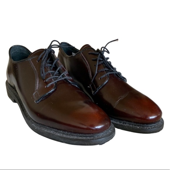 Stuart McGuire Burgundy Leather Derby Shoes - Picture 4 of 6